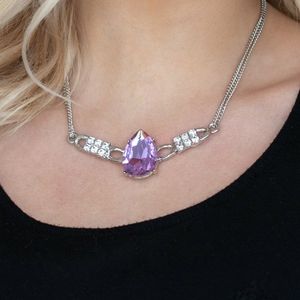 Way To Make An Entrance purple necklace